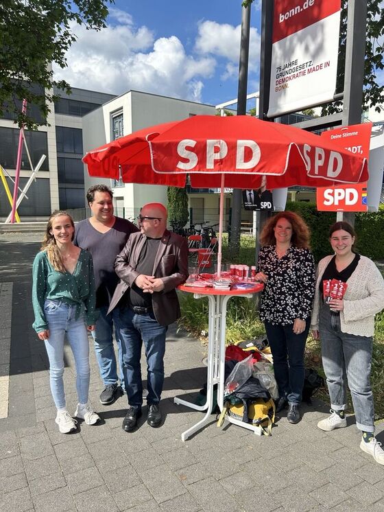 Infostand in der Gronau
